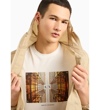 Armani Exchange Effekt-T-Shirt wei