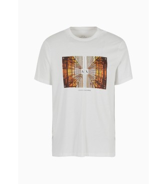 Armani Exchange T-shirt effetto bianco