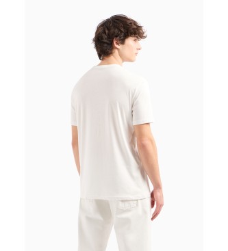 Armani Exchange T-shirt Pixel branca