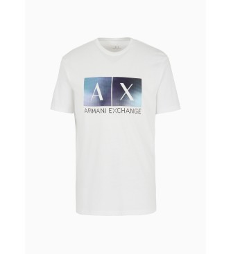 Armani Exchange Majica Pixel bela