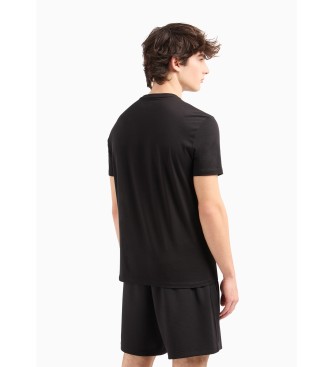 Armani Exchange Pixel T-shirt zwart