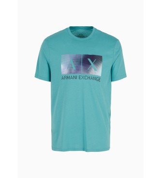 Armani Exchange Pixel T-shirt blue