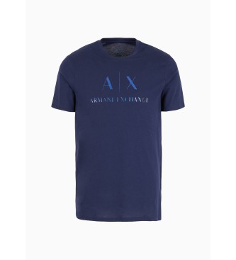Armani Exchange T-shirt med pasform Ax navy