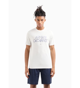 Armani Exchange T-Shirt weier Faden