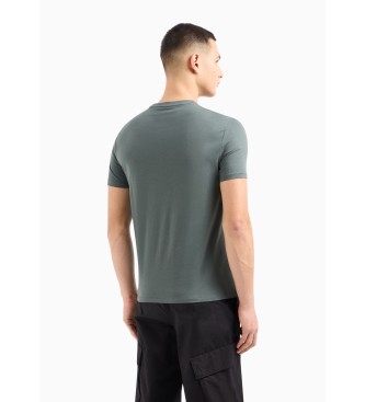 Armani Exchange T-shirt fil gris