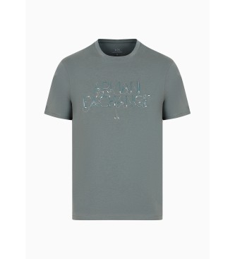 Armani Exchange Camiseta Hilo gris
