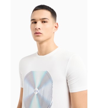 Armani Exchange T-shirt med passform vit