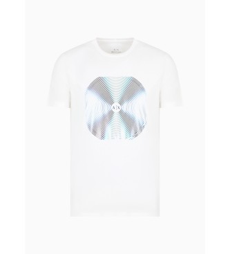 Armani Exchange T-shirt dopasowany biały