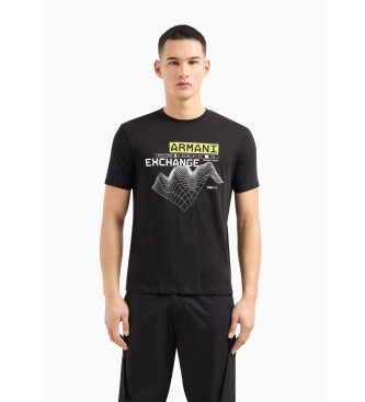 Armani Exchange Standard-T-Shirt schwarz