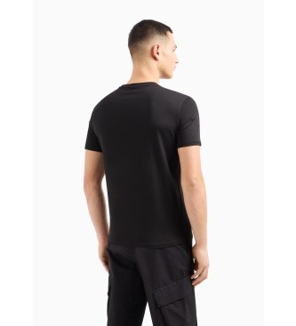 Armani Exchange Standardowa koszulka w kolorze czarnym