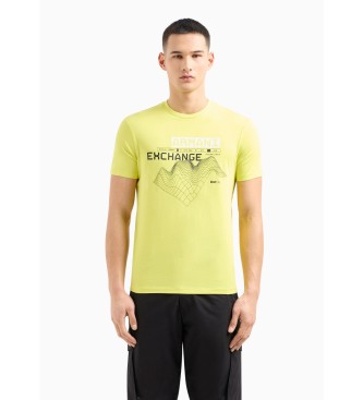 Armani Exchange SS T-shirt yellow