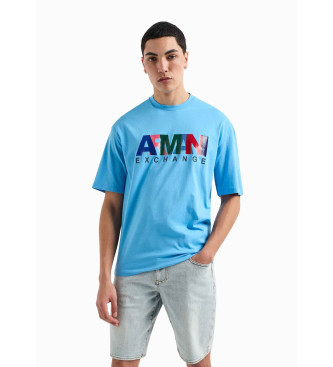 Armani Exchange Camiseta SS azul