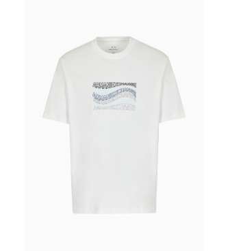 Armani Exchange T-shirt Ola blanc