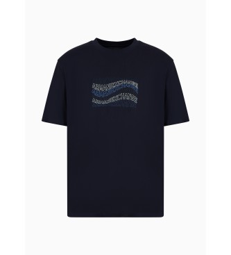 Armani Exchange Ola marine T-shirt