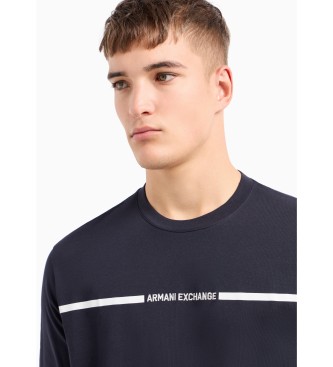 Armani Exchange T-shirt navy line