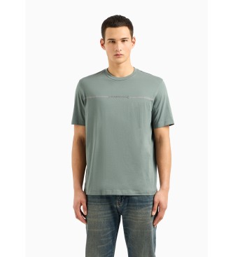 Armani Exchange Camiseta Lnea verde