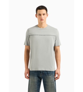 Armani Exchange Camiseta Lnea gris