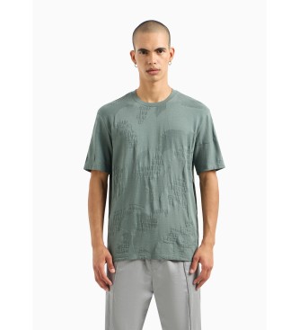 Armani Exchange Camiseta Bsica verde