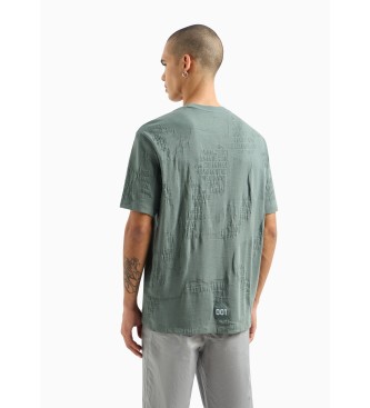 Armani Exchange Camiseta Bsica verde