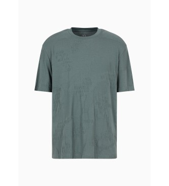 Armani Exchange T-shirt basic zielony