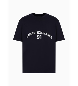 Armani Exchange Maglietta blu scuro 91