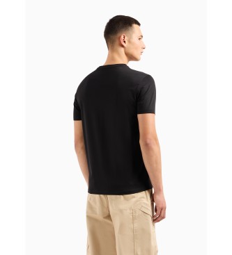 Armani Exchange T-shirt stampata nera