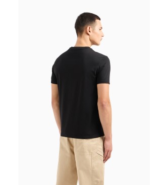 Armani Exchange T-shirt coupe standard noir