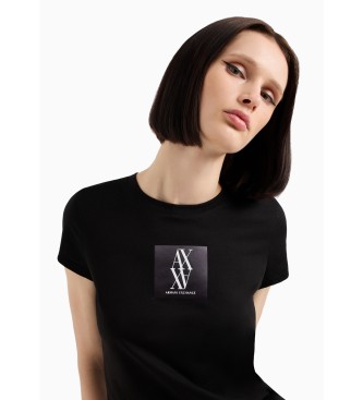 Armani Exchange Kortrmet T-shirt sort