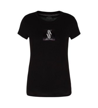 Armani Exchange Kortrmet T-shirt sort