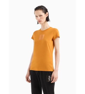 Armani Exchange Orange kortrmad t-shirt