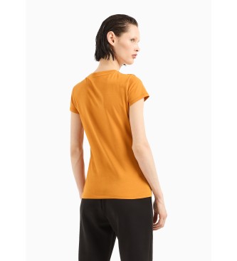 Armani Exchange Orange kortrmad t-shirt