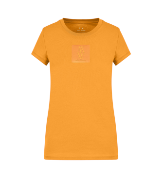 Armani Exchange Orange kortrmad t-shirt