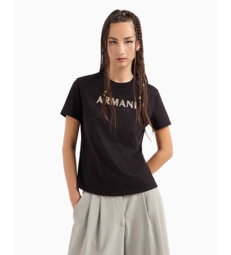 Armani Exchange Standard-T-Shirt schwarz