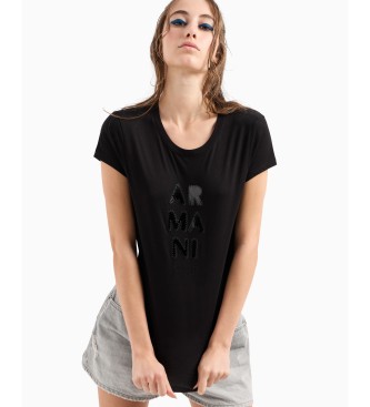 Armani Exchange T-shirt Mini print noir