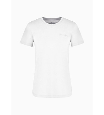 Armani Exchange T-Shirt weier Minidruck