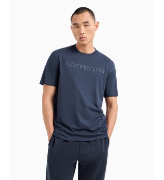 Armani Exchange T-shirt  manches courtes bleu marine