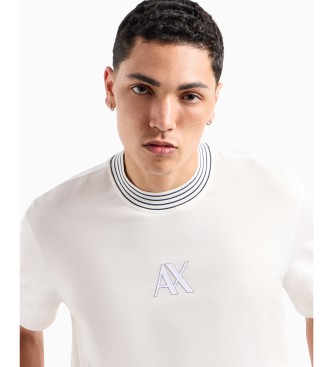 Armani Exchange Majica s kratkimi rokavi bela