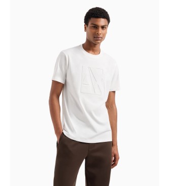 Armani Exchange Camiseta de manga corta blanco