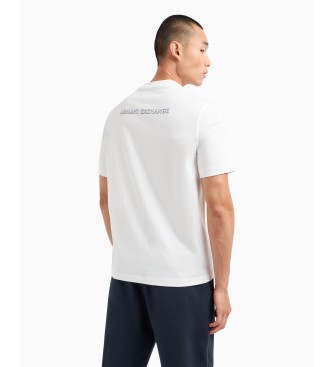 Armani Exchange T-shirt  manches courtes blanc