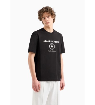 Armani Exchange Kurzarm-T-Shirt schwarz