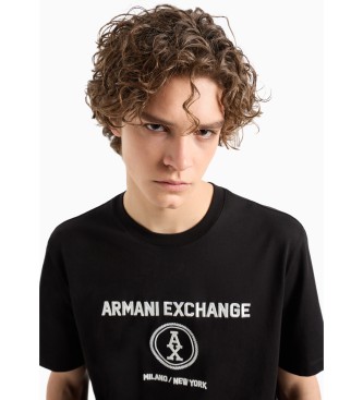 Armani Exchange Kurzarm-T-Shirt schwarz