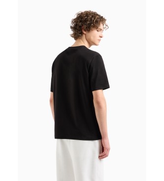 Armani Exchange Kurzarm-T-Shirt schwarz