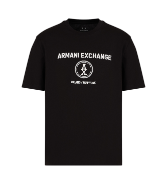 Armani Exchange Kurzarm-T-Shirt schwarz