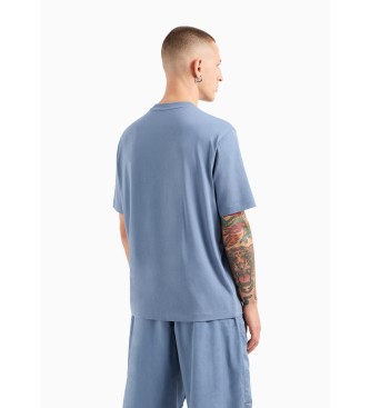 Armani Exchange T-shirt mit normaler Passform blau