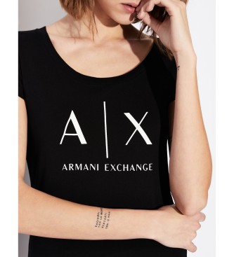 Armani Exchange Majica iz pime črna