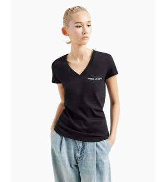 Armani Exchange T-shirt avec logo noir