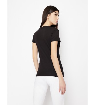 Armani Exchange T-shirt avec logo noir