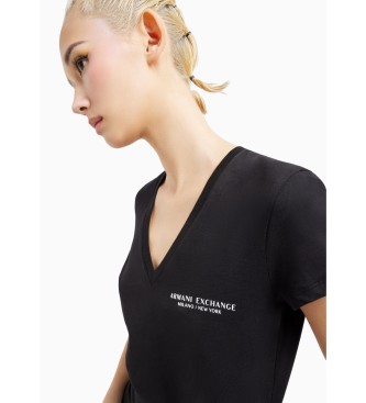 Armani Exchange T-shirt avec logo noir
