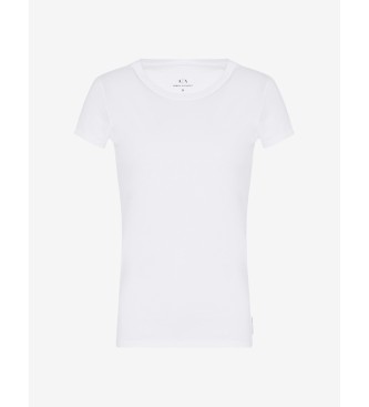 Armani Exchange Koszulka z krótkim rękawem biała