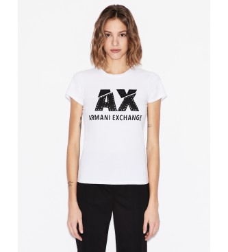 Armani Exchange Hvid T-shirt med logo